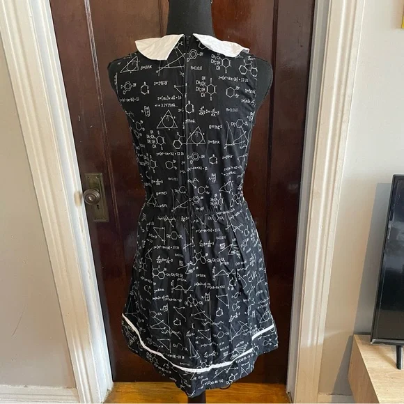 Retrolicious Math Equation Collared Dress - Picture 9 of 12